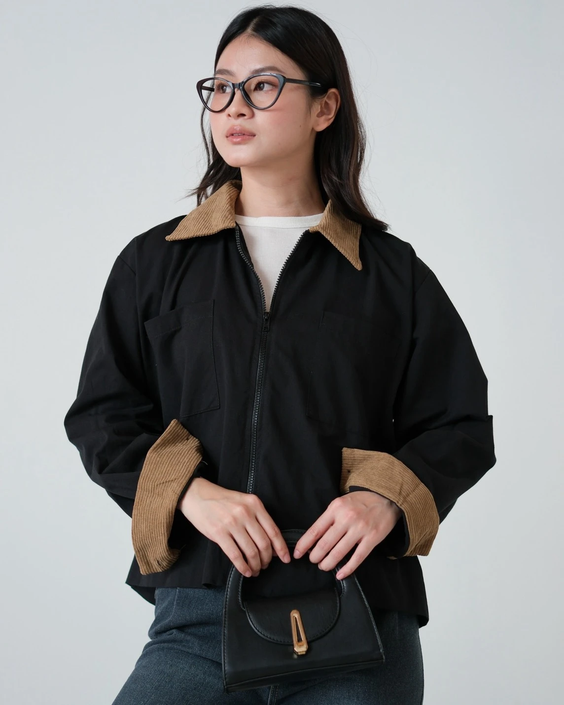 Alternative view of Divari Jacket Kode 71152 Black