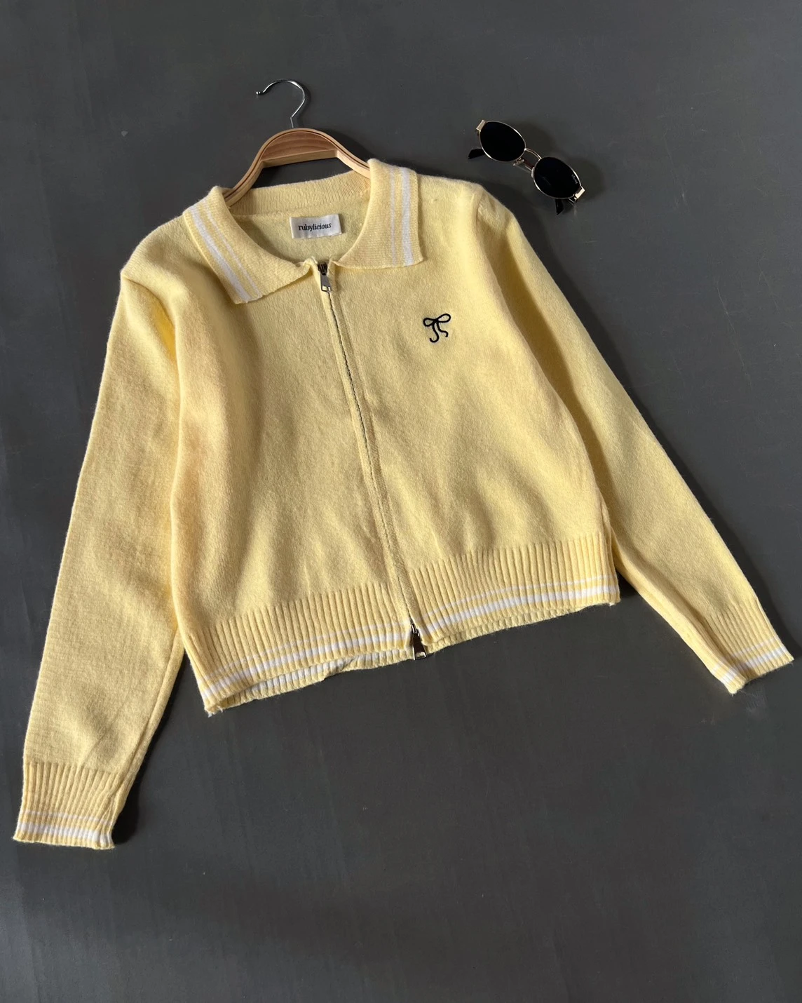 Laciya Knit Jacket Kode 73P Yellow