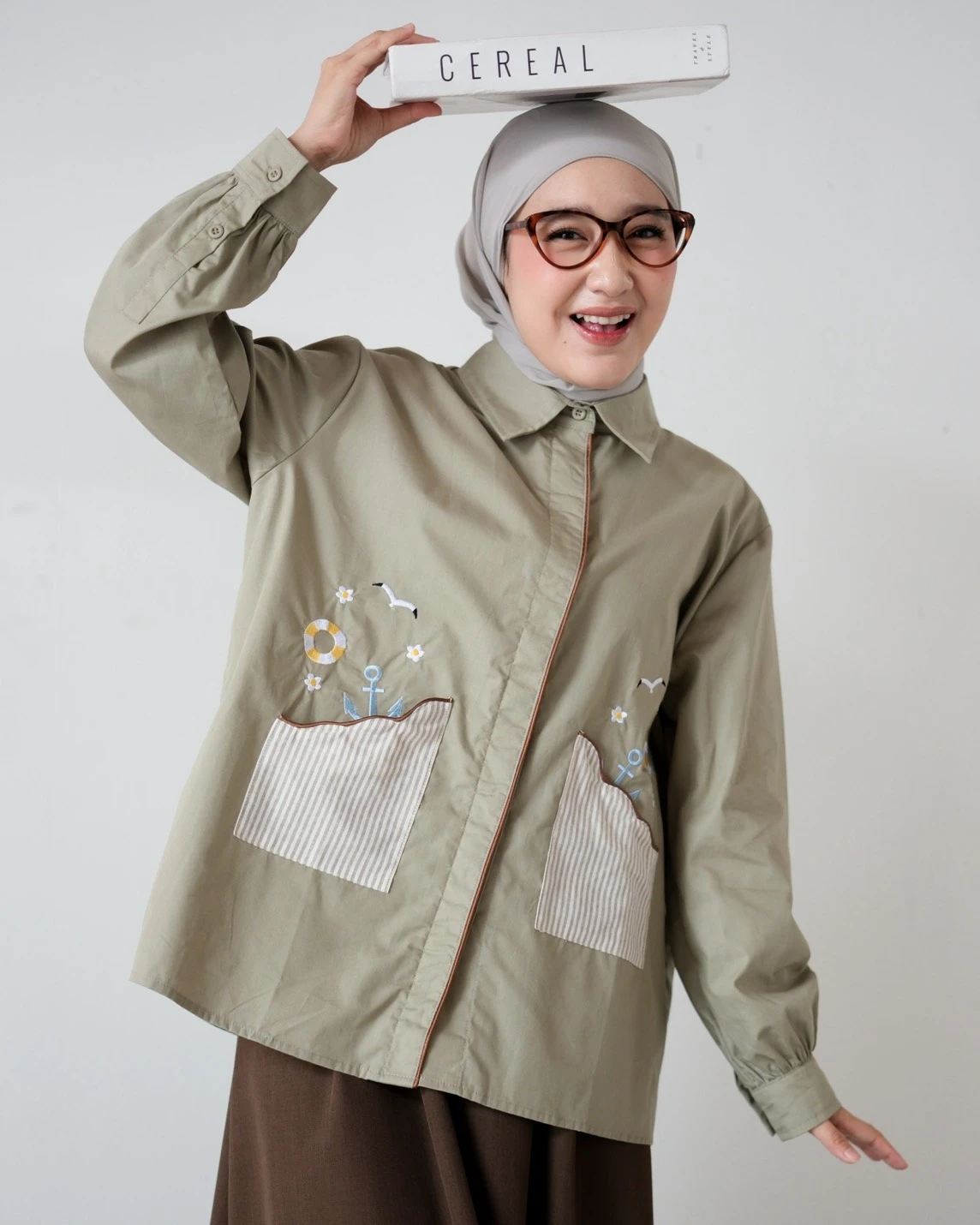 Pina Shirt Eucalyptus - Image 3