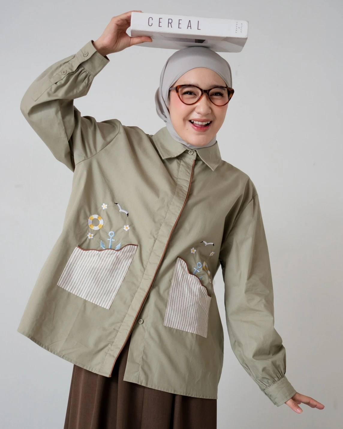 Pina Shirt Eucalyptus