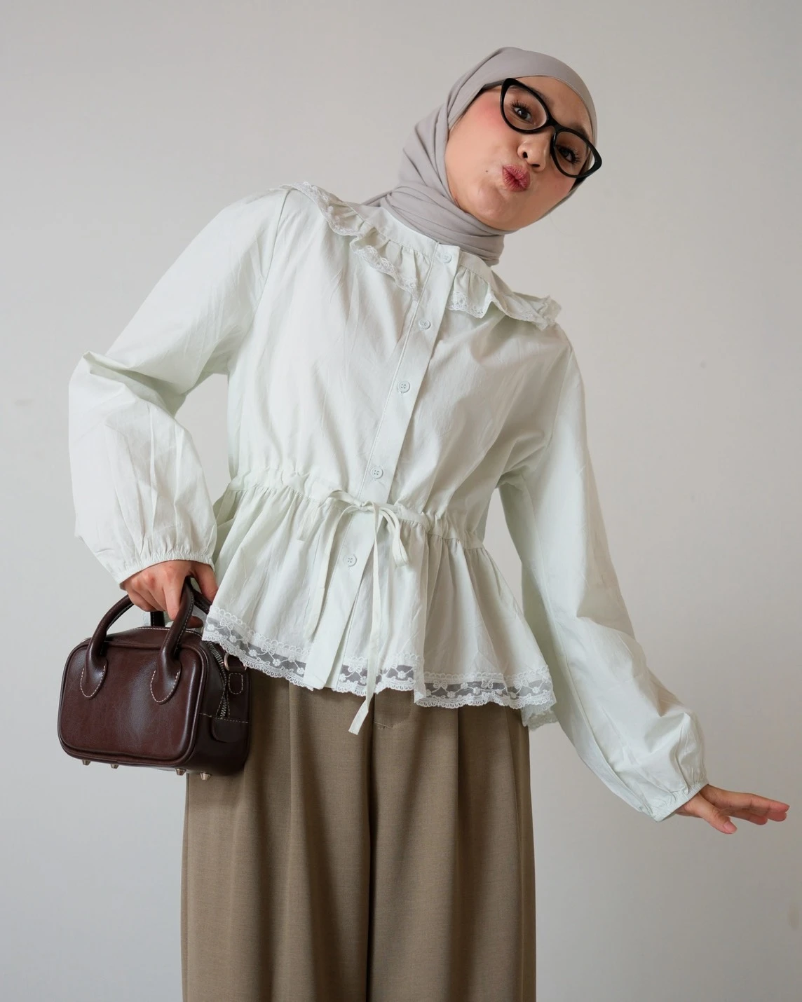 Fonia Shirt Kode 123N Mint