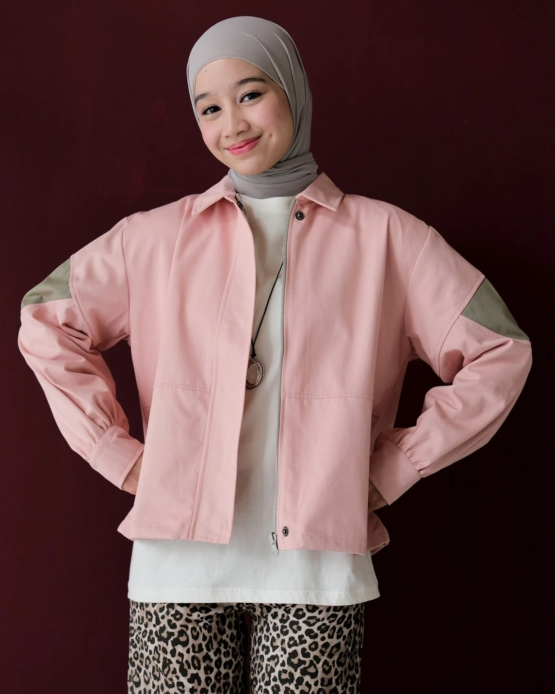 Alternative view of Loca Jacket Pink