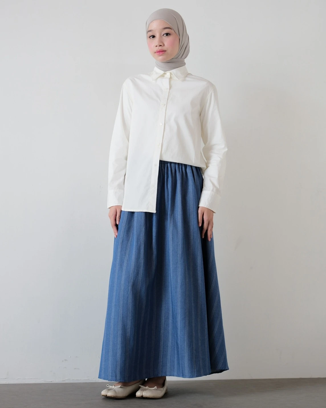 Jevansa Skirt Kode 80538 Medium Blue