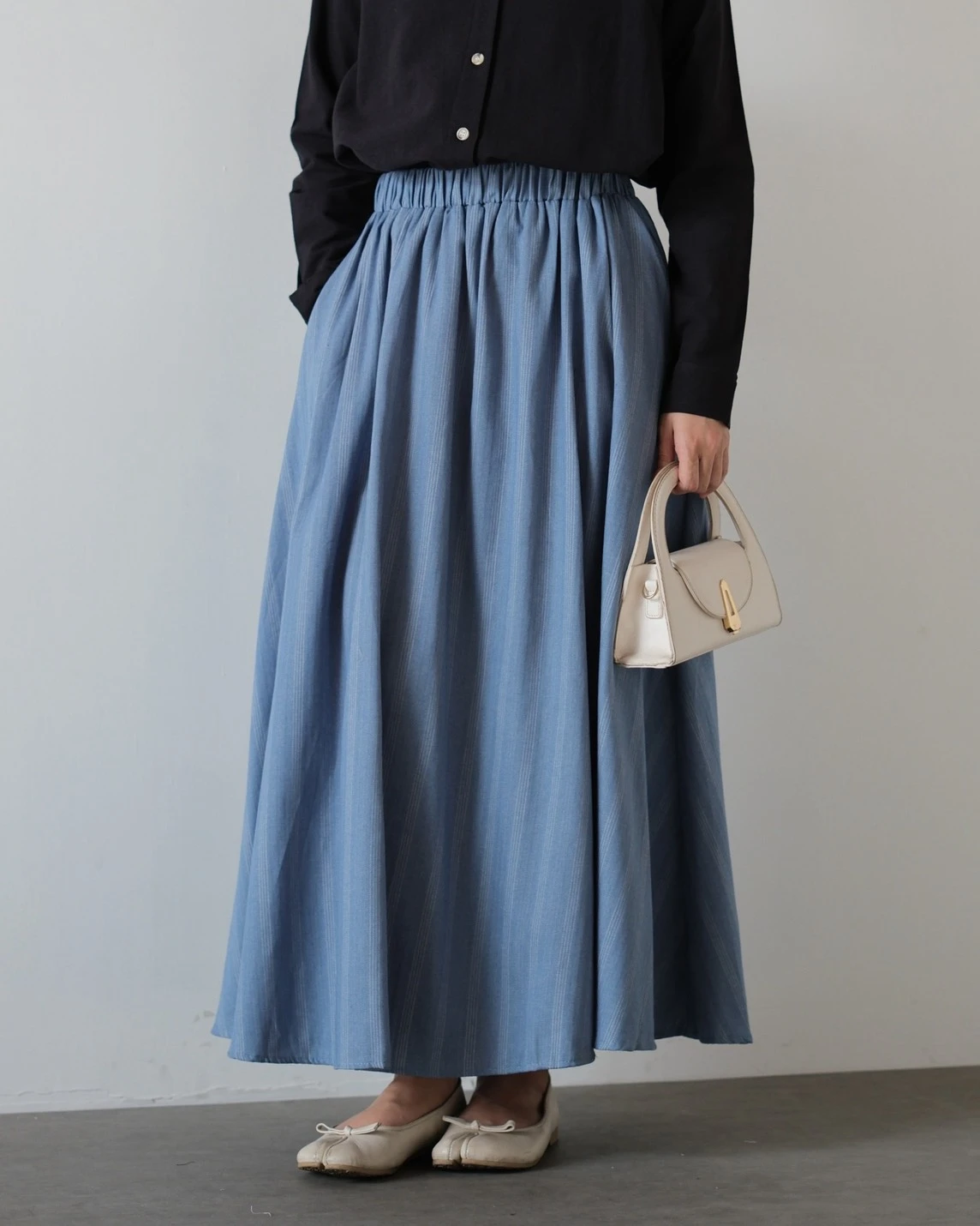 Jevansa Skirt Kode 80538 Light Blue