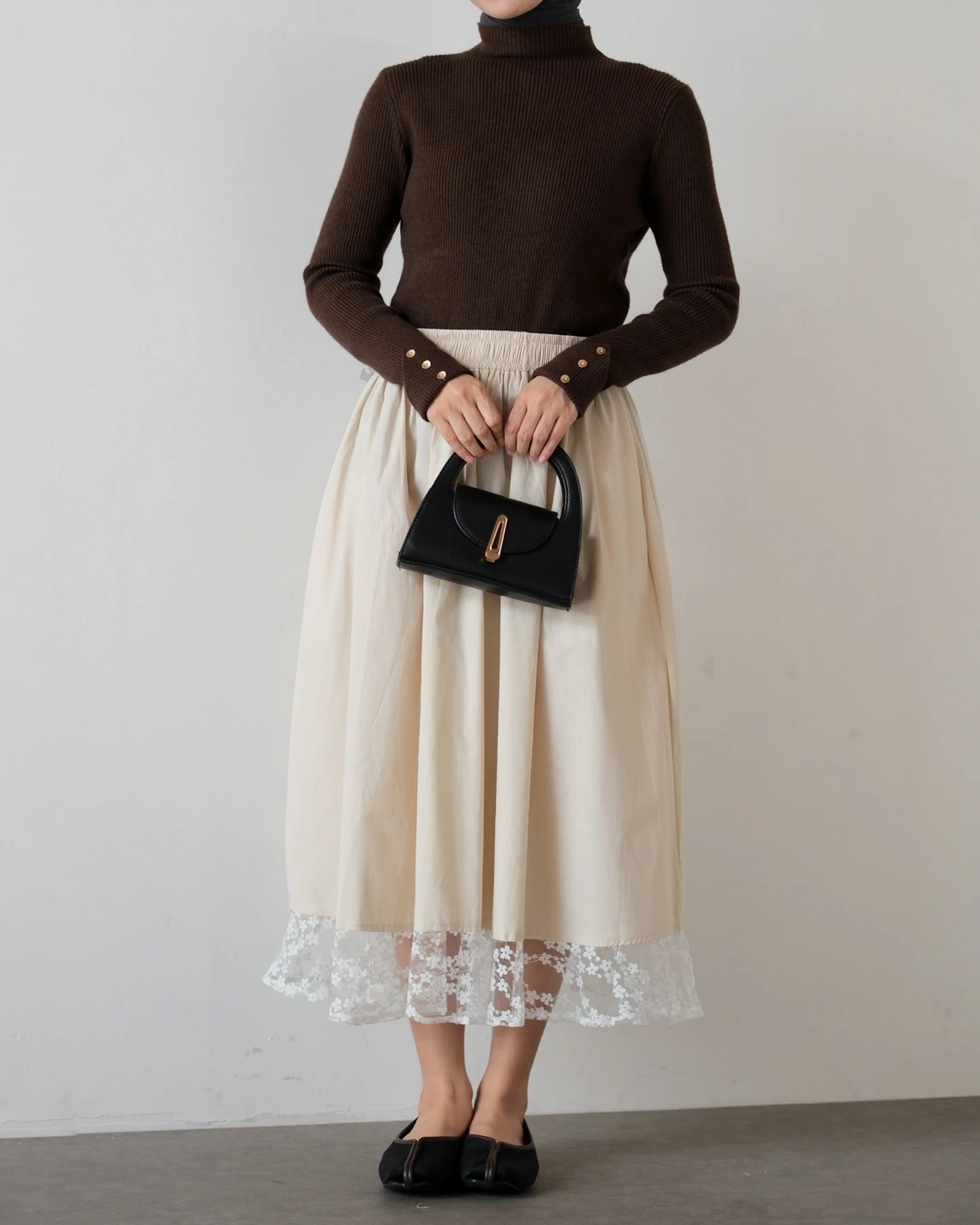 Ucha Skirt Kode 71073 Cream