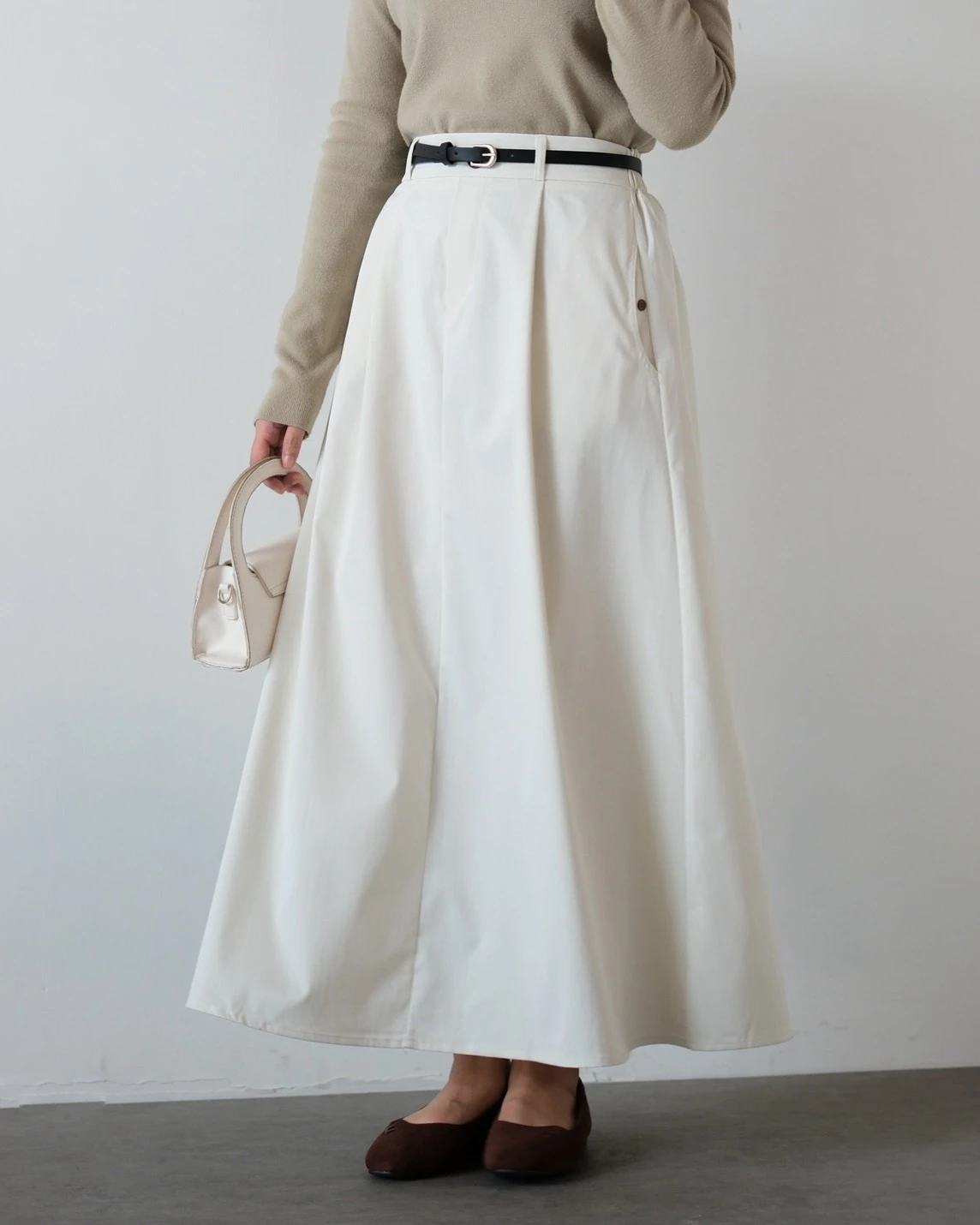 Alternative view of Canary Skirt Kode 229N Beige