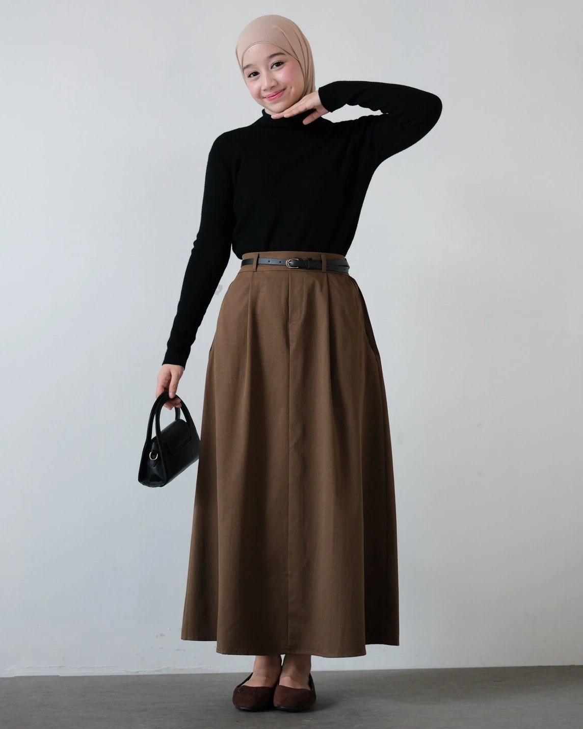 Alternative view of Canary Skirt Kode 229N Coffee