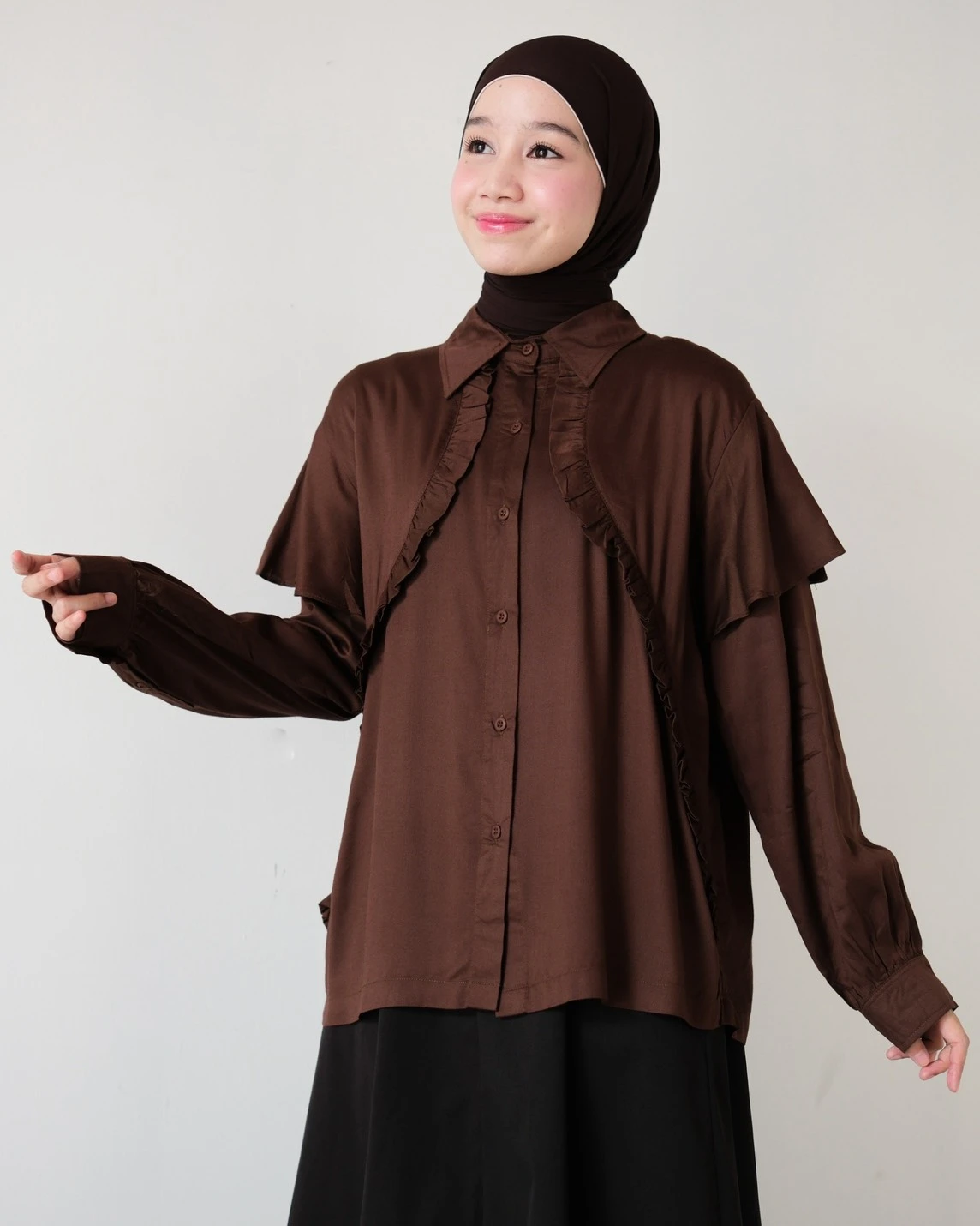 Alternative view of Belisca Shirt Coffee