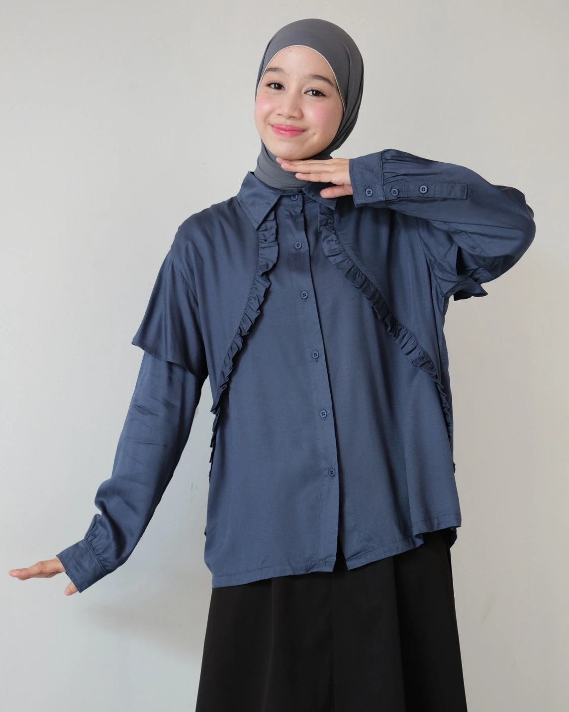 Belisca Shirt Blue Denim