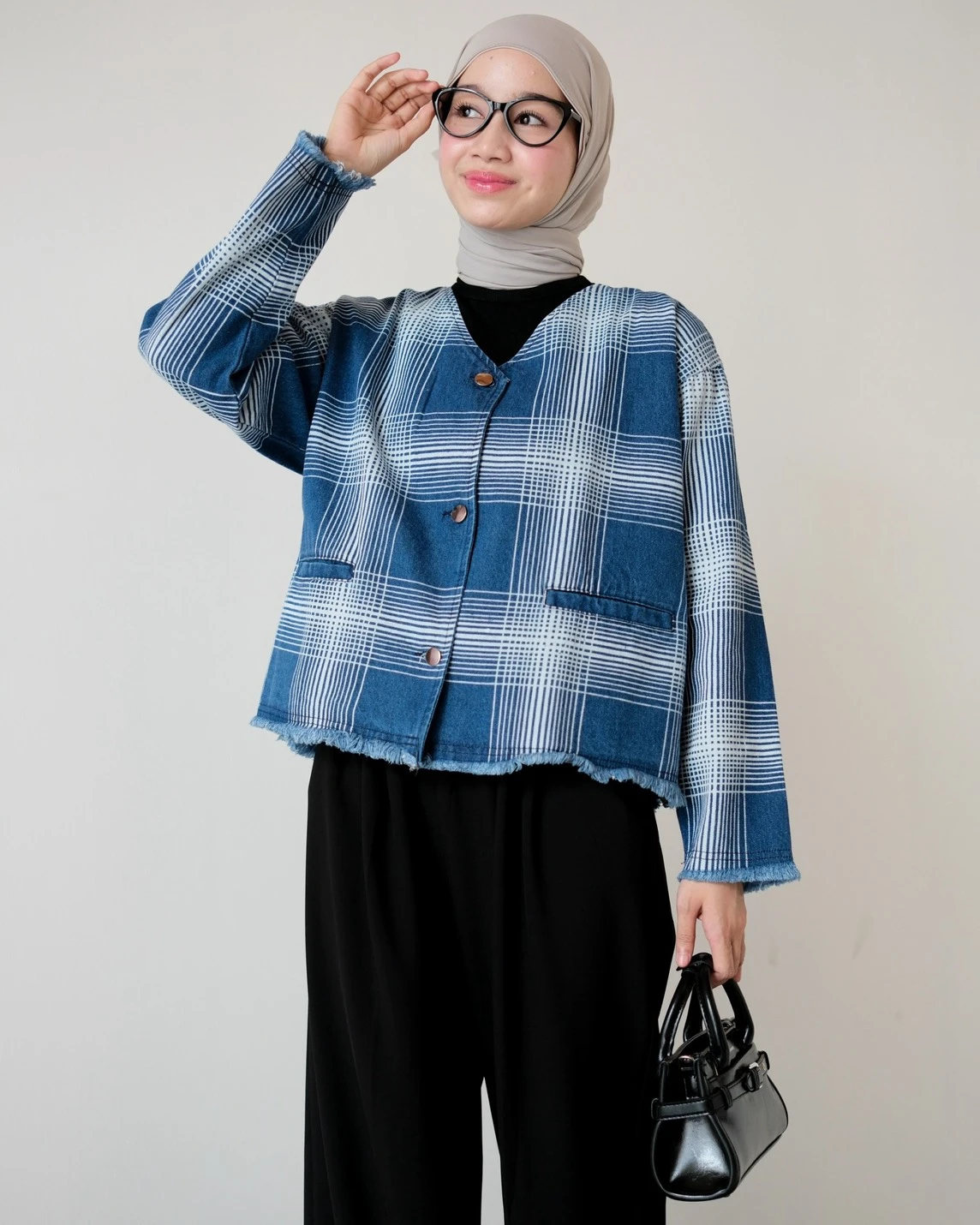 Destry Denim Cardi Kode S1123C Medium Blue