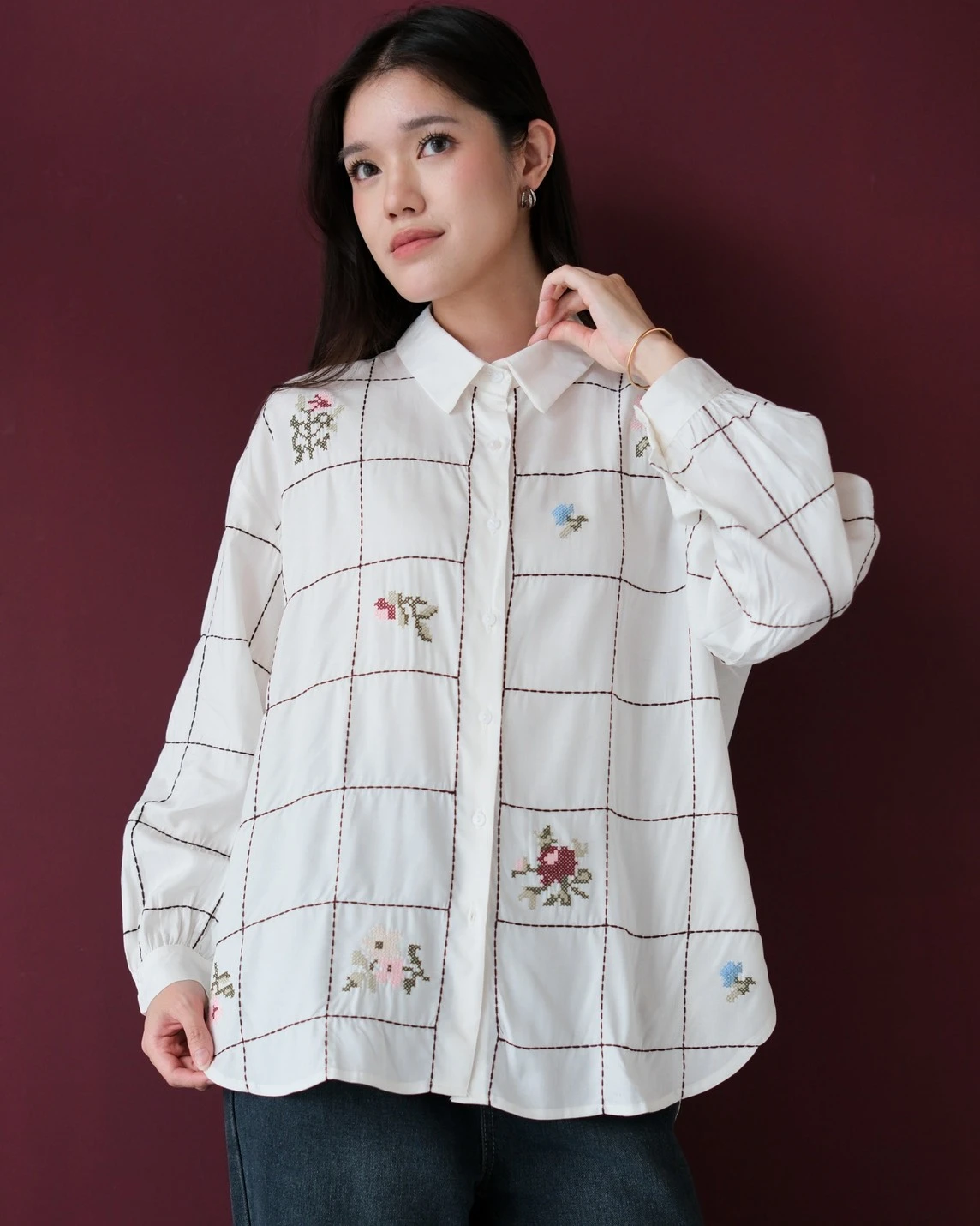 Alternative view of Lyra Shirt Broken White