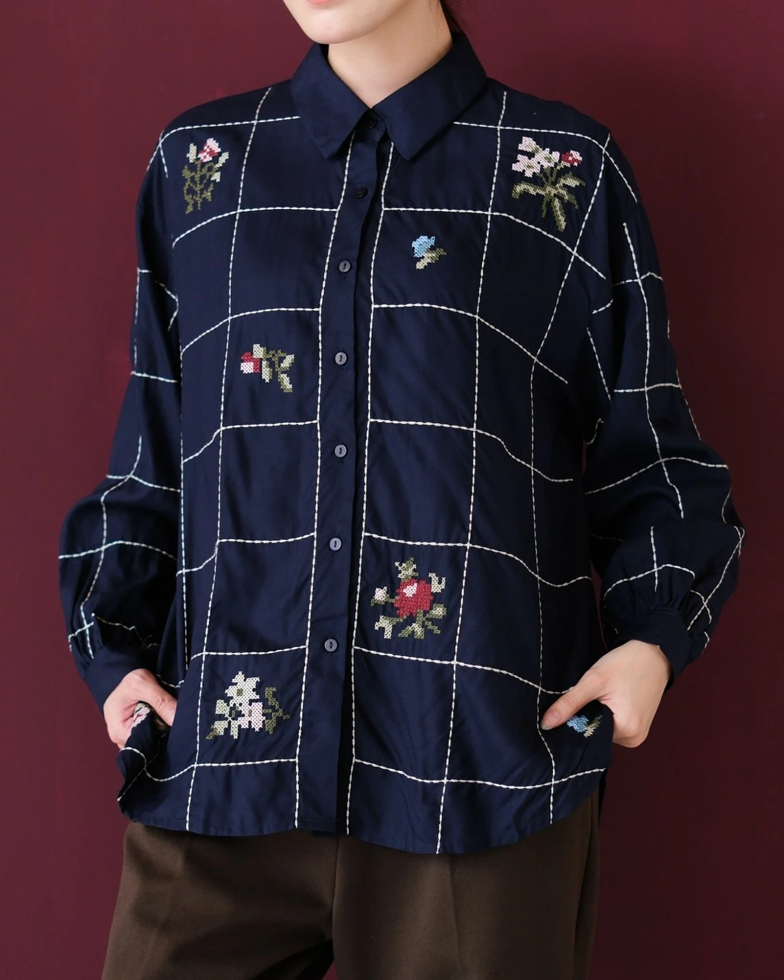 Lyra Shirt Navy
