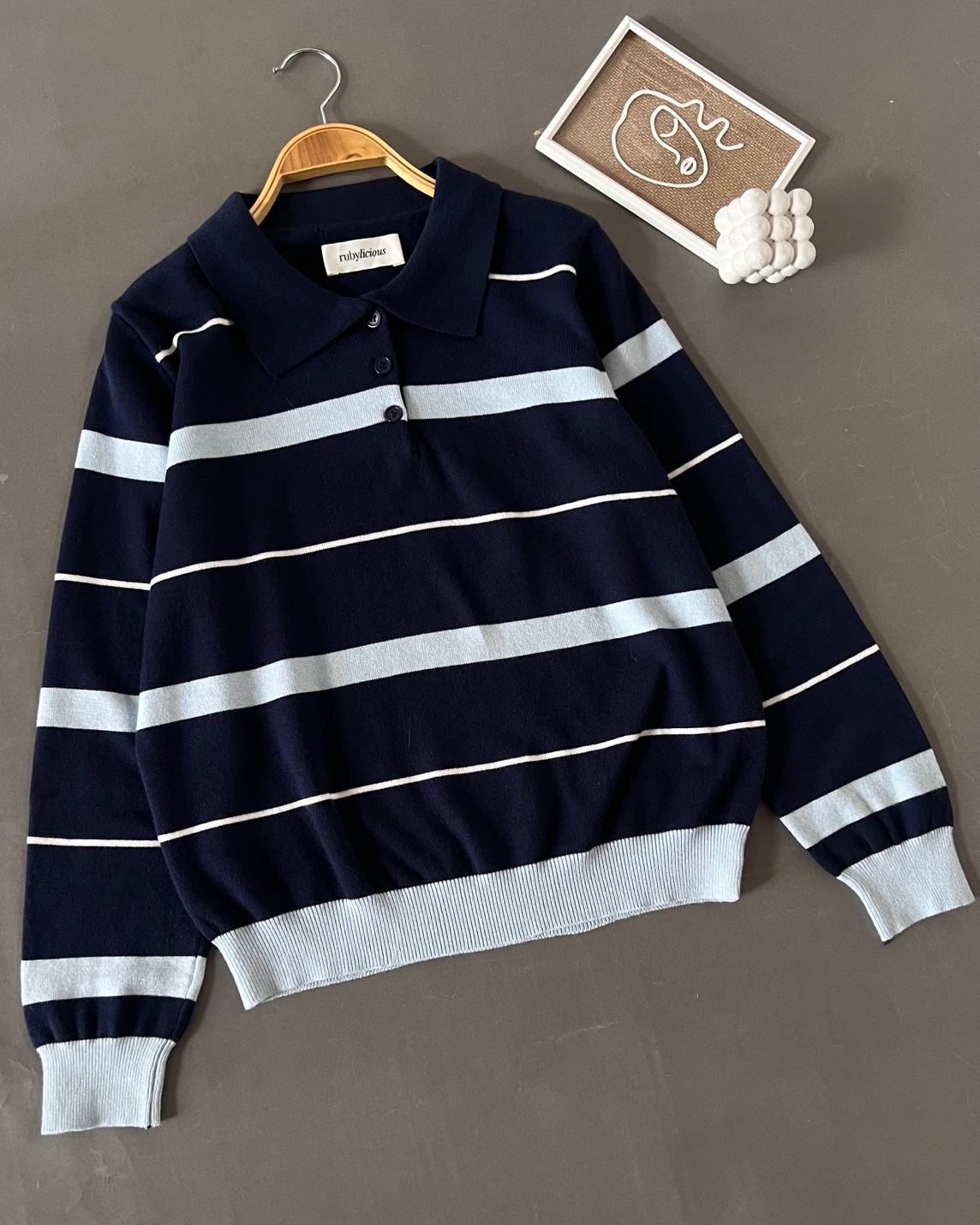 Alternative view of Uqaila Longsleeve Kode 423 O Navy