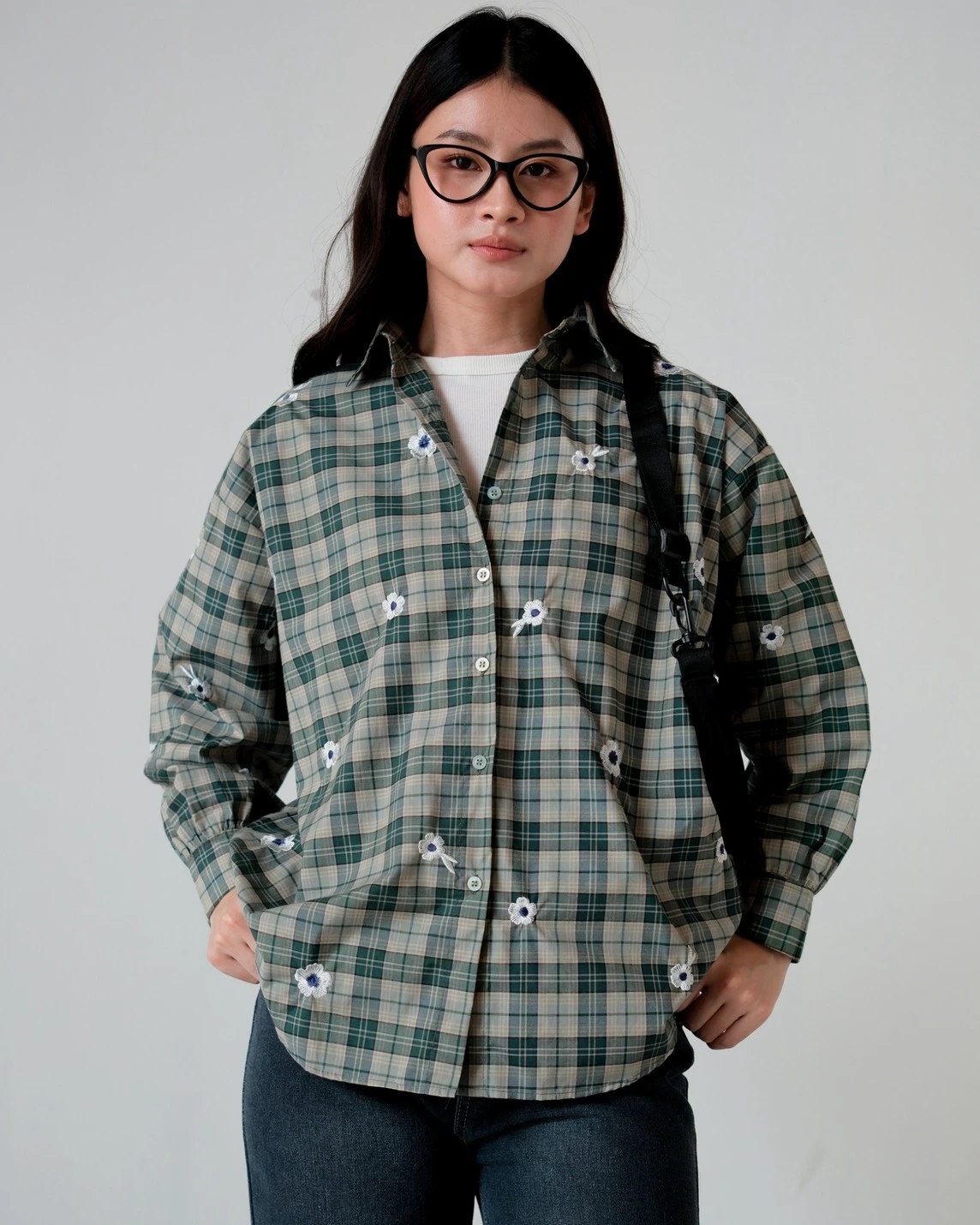 Mola Plaid Shirt Kode 80528 Green - Image 2
