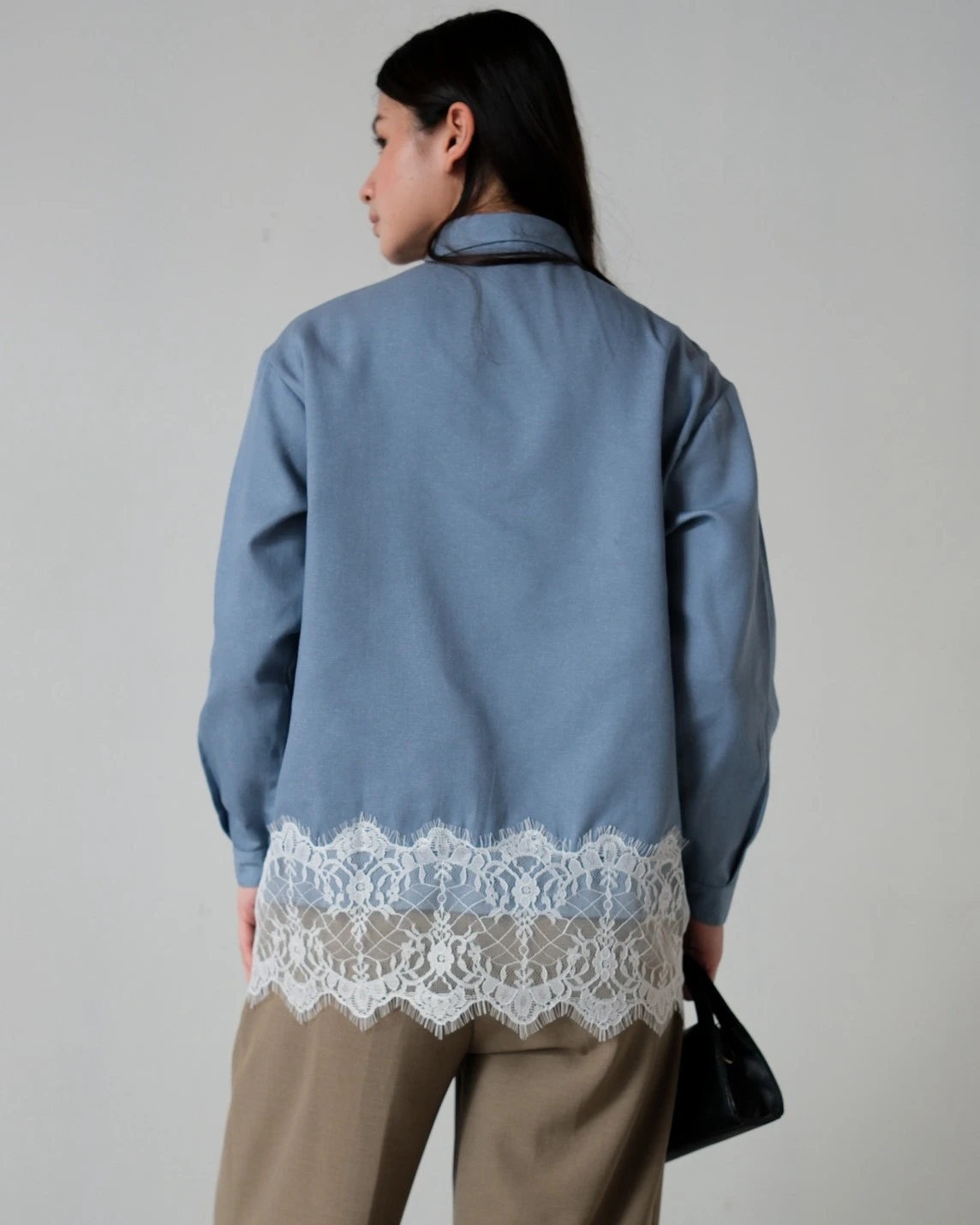 Macika Denim Shirt Kode Ps1101 Light Blue - Image 3