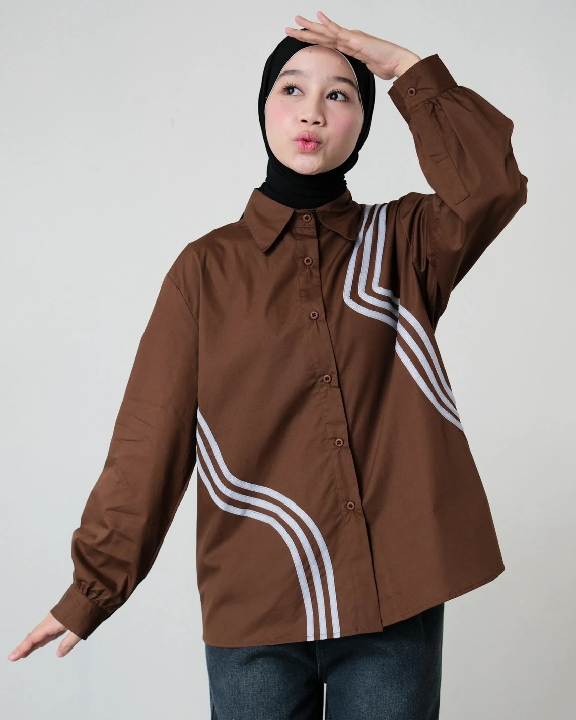 Alternative view of Satomi Shirt Coffee