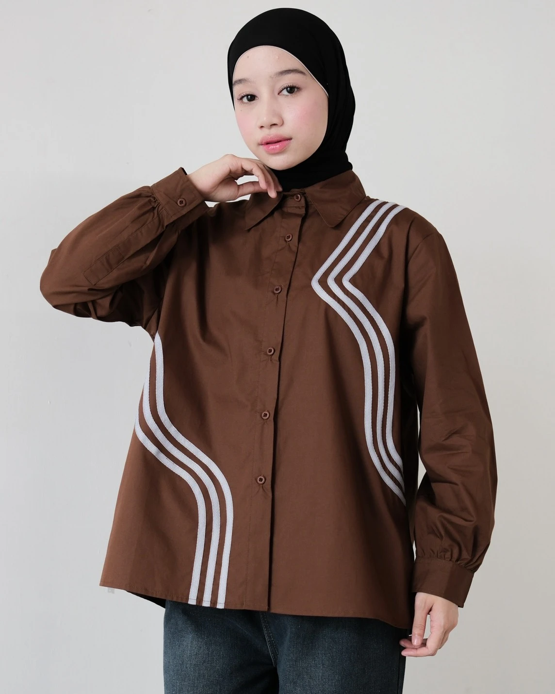Satomi Shirt Coffee