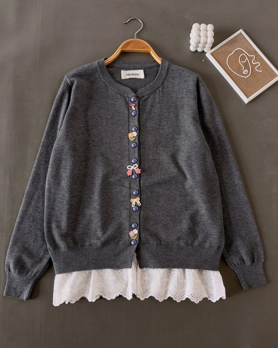 Ferynka Cardi 361P Dark Grey